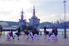 Boys & battleships (Lensbaby)