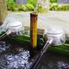 竹の噴水（手舎水にて)