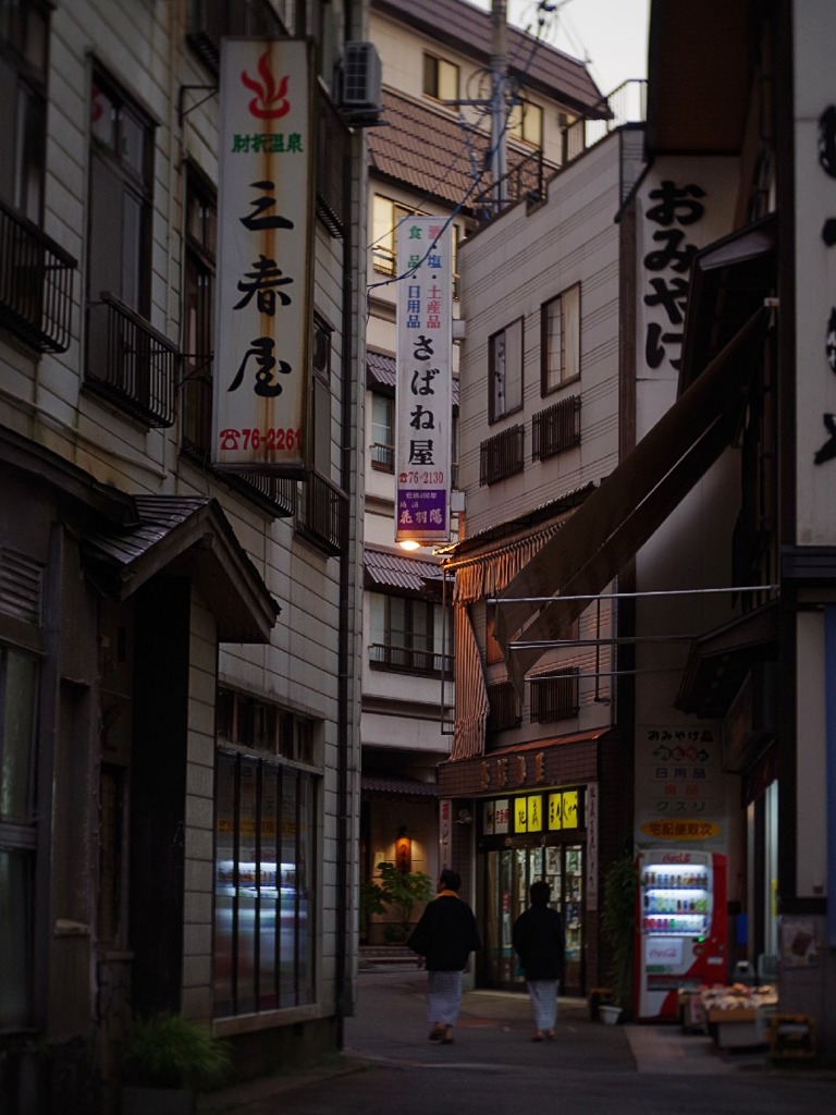 Alley way in old onsen town