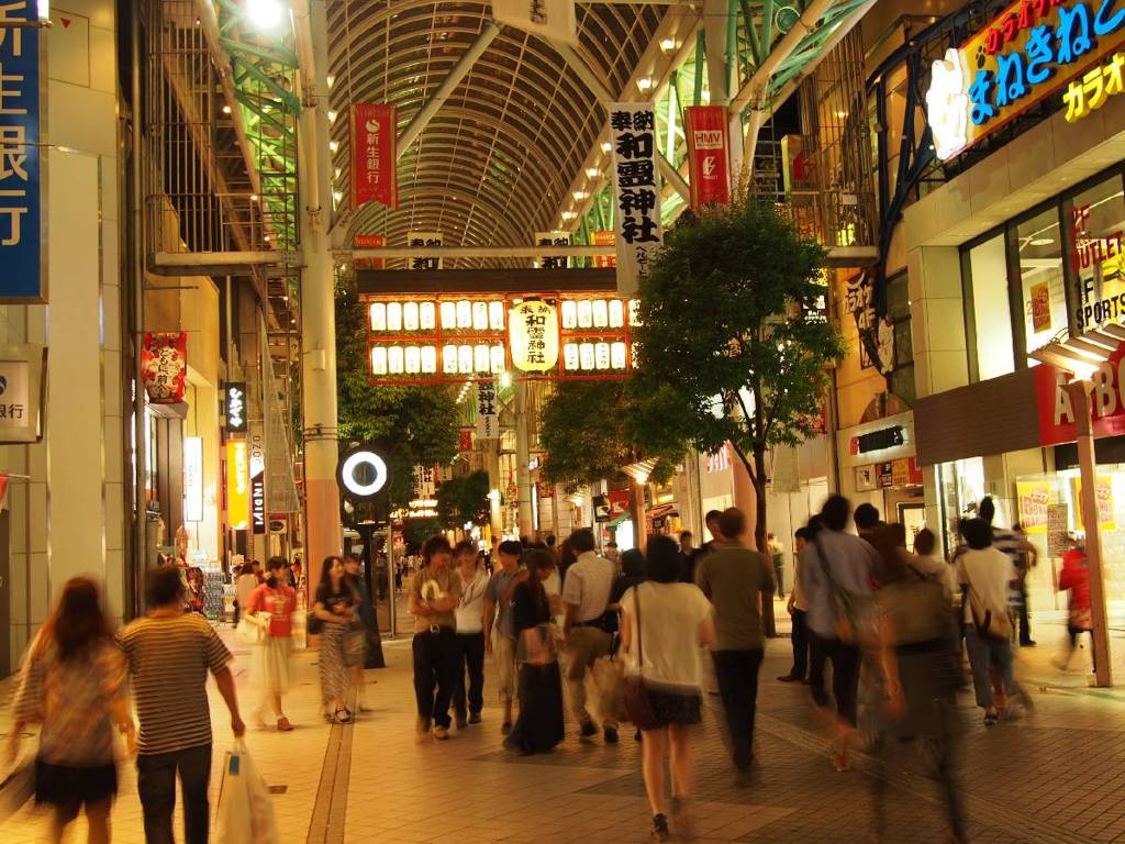 Shopping mall in SENDAI city