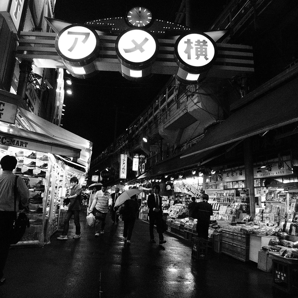 アメ横 in rain