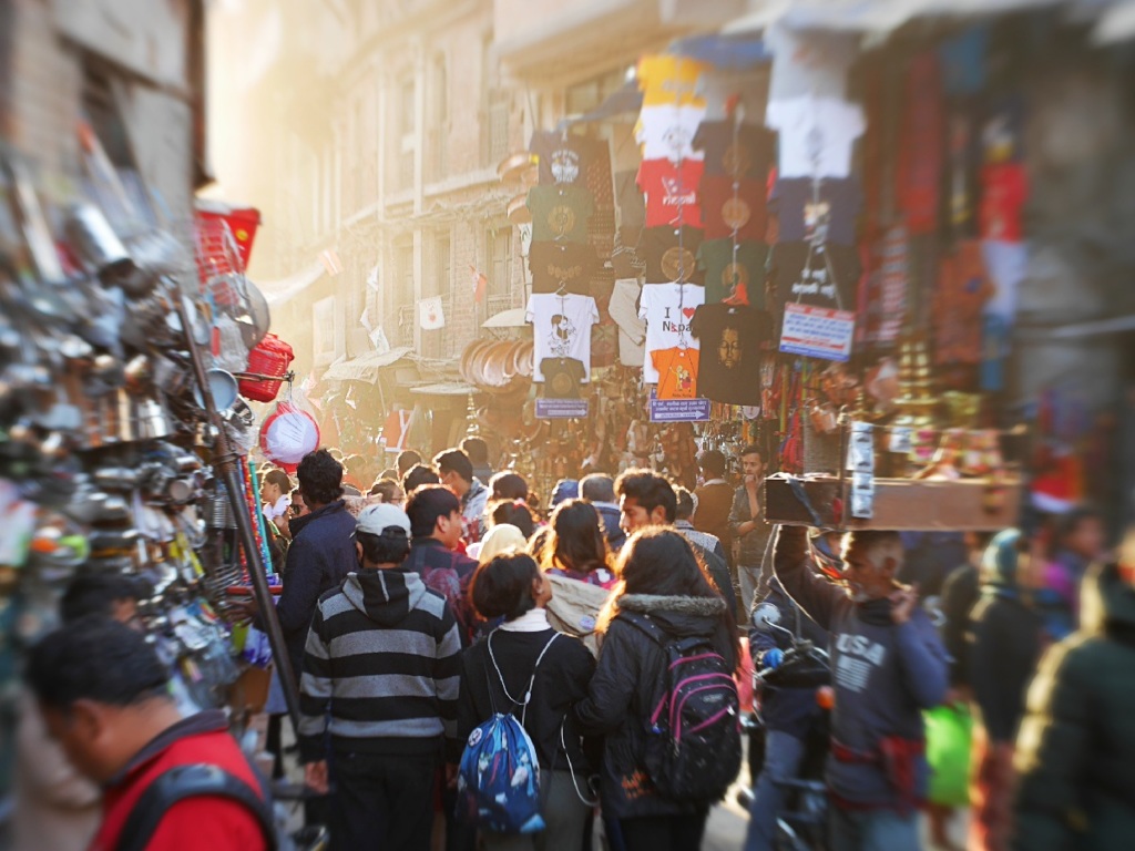 Crowded, Thamel Nepal
