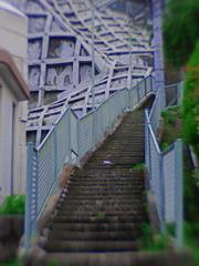 Slope & steps (Yokosuka, Lensbaby)