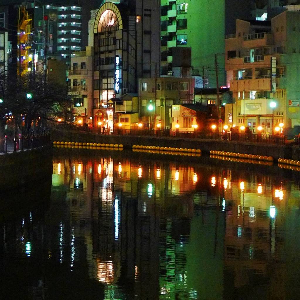 夜の大岡川