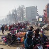 around bus terminal in KTM