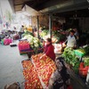 Fresh market in Pokhara