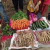 Fresh vegetables on the roadside