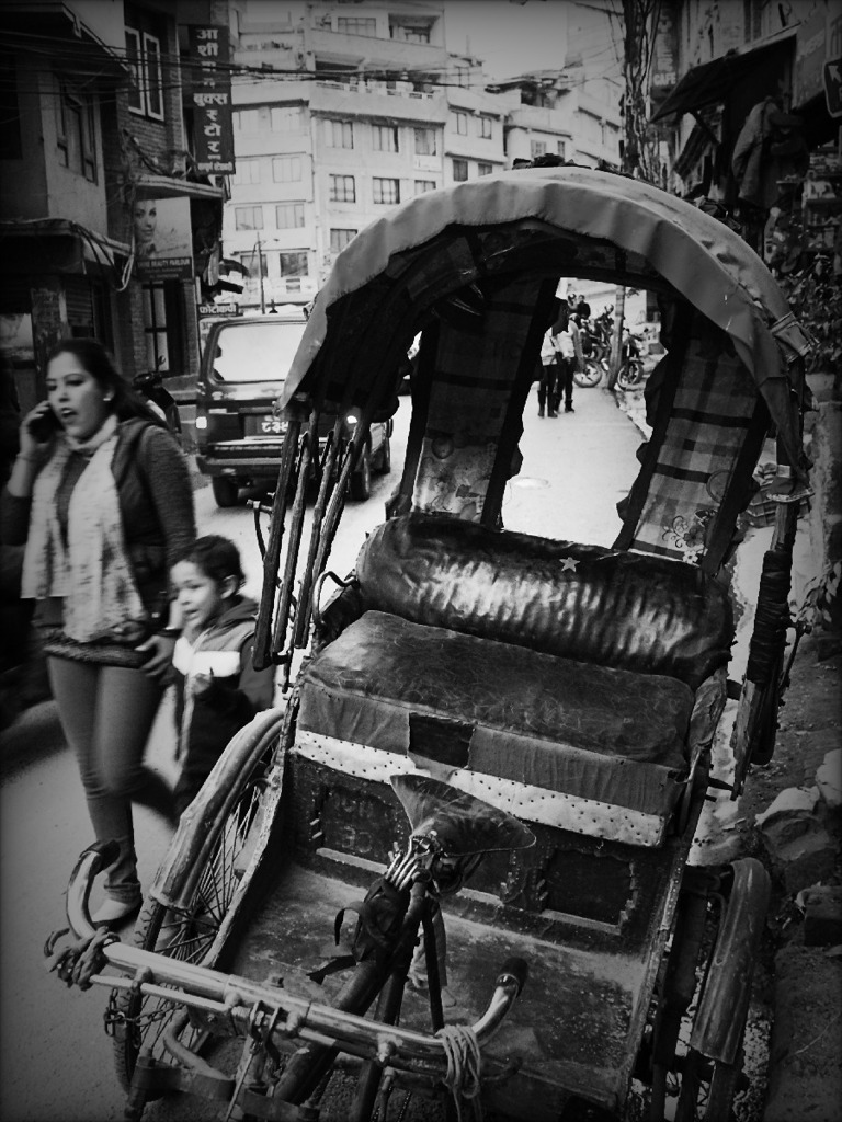 Old rickshaw