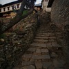 Alley of stone steps