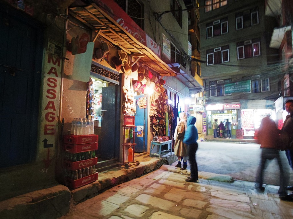 Thamel at night