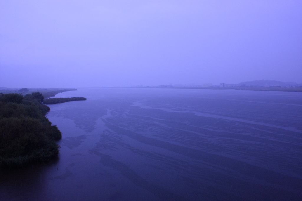 雨の最上川
