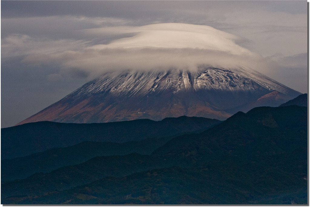 窓からの富士山