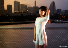 Model-東城ナナ　　　　-撮影場所　横濱大桟橋-