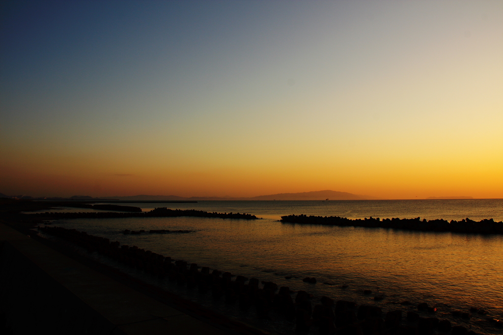 at daybreak