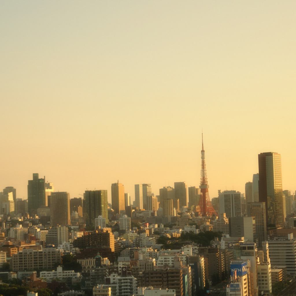 東京の朝