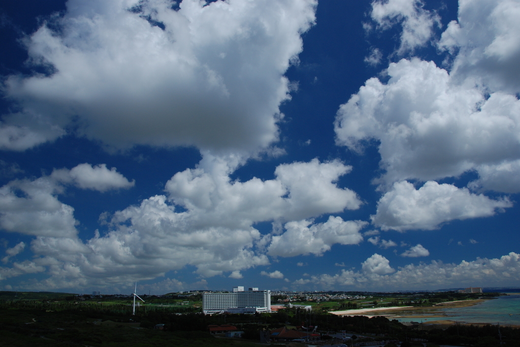 灯台から見た青空