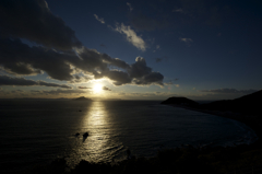 伊良湖の夕日