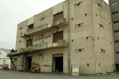 留萌港の倉庫