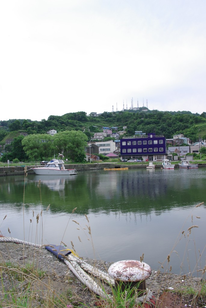 室蘭港から測量山