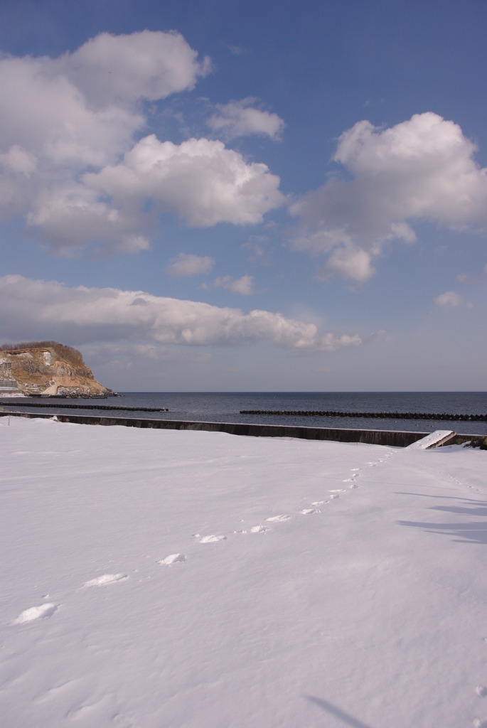 雪と海と雲と