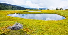 山上の水面