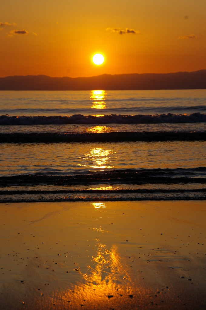 湘南の夕日