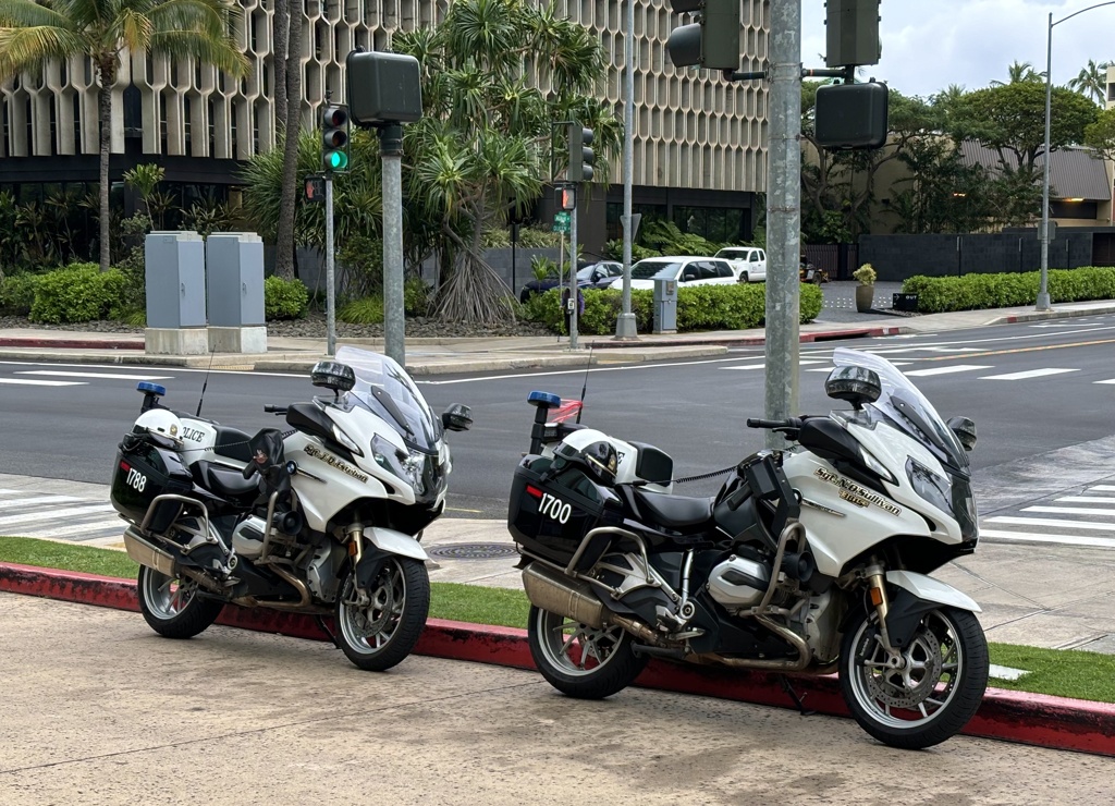 Honolulu police motorcycle