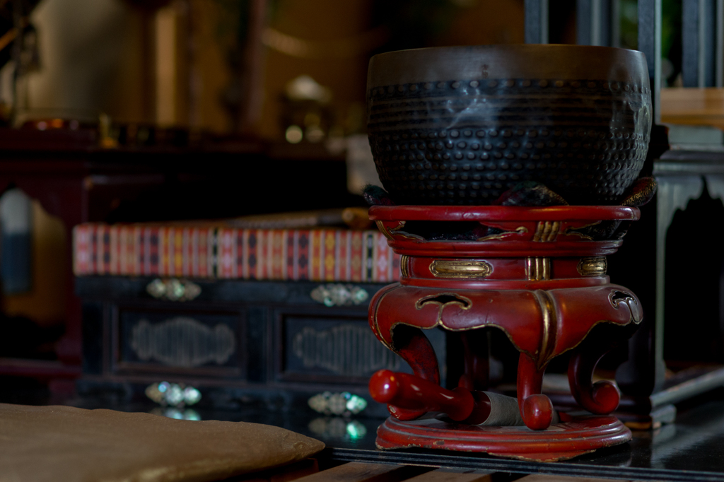 祈祷場所元興寺にて