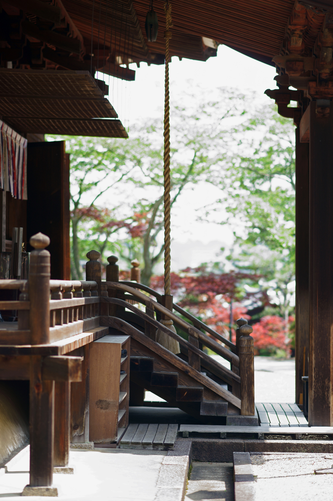 霊山寺にて