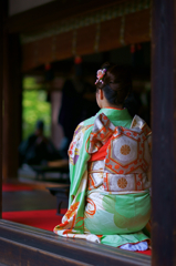 kimono（聖武天皇祭にて）