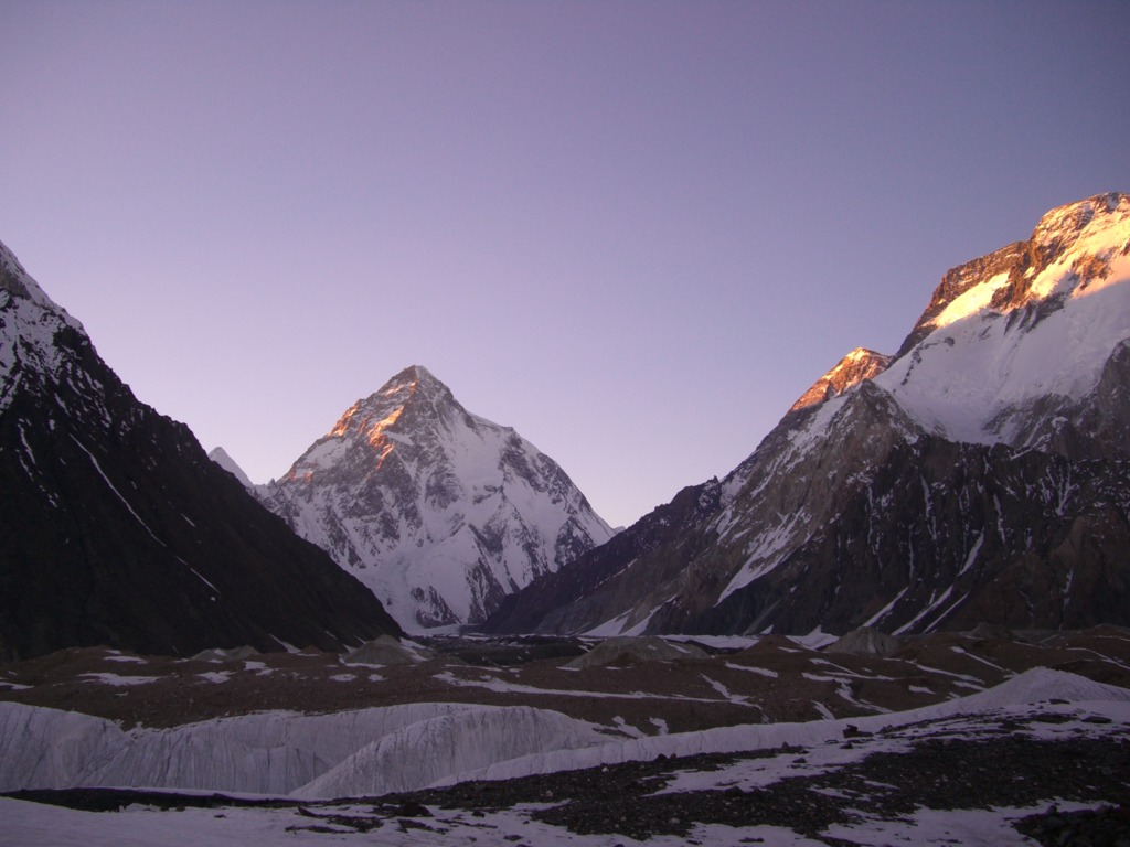 Ｋ２の夕焼け