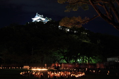 竹燈夜　和歌山城