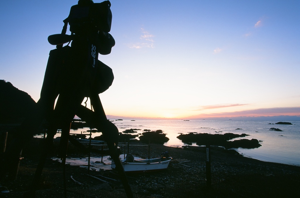 和歌山朝夕日百選　田原海岸