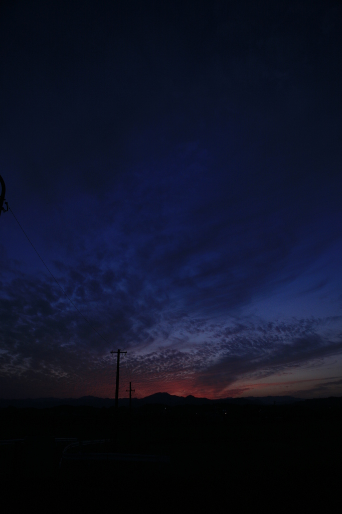 夕暮れ