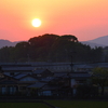 ある日の夕日