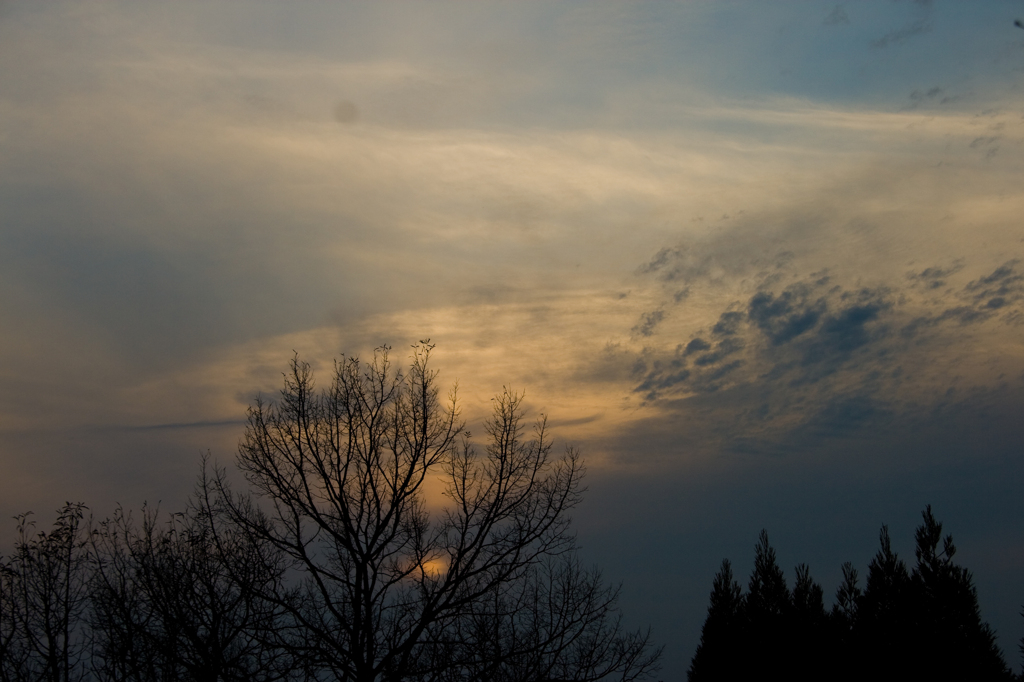 夕暮れ