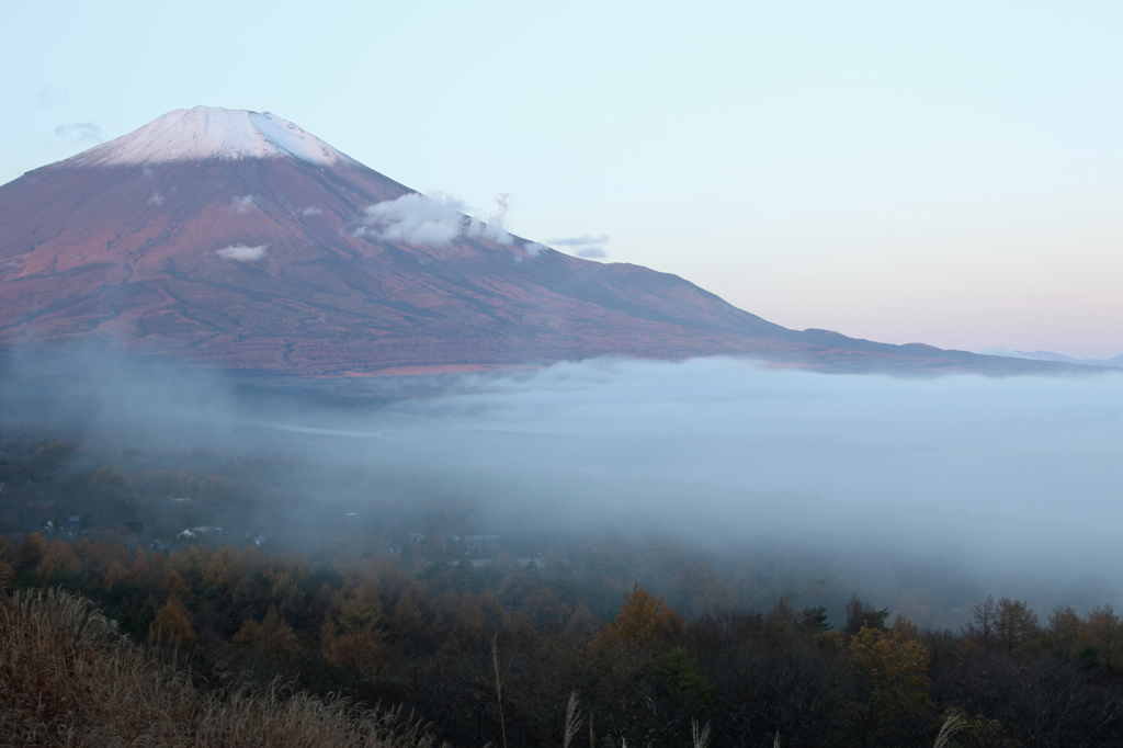 富士山と雲海