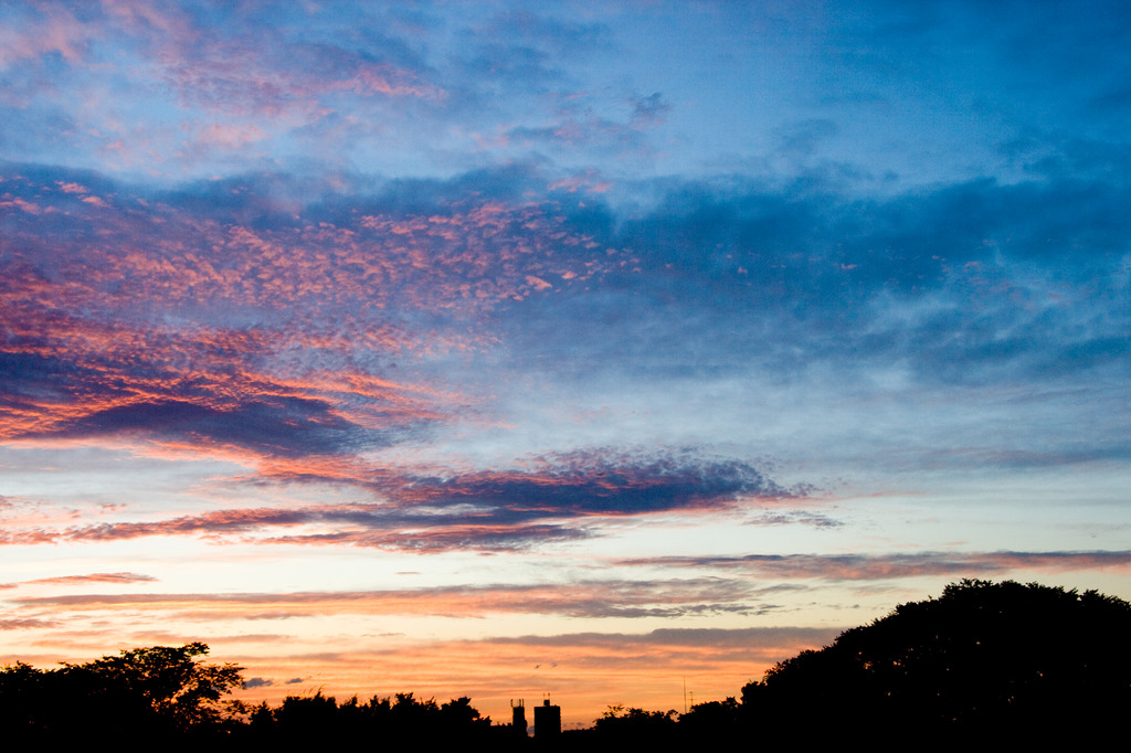 夕暮れ
