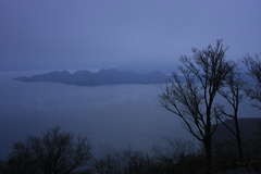 十和田湖の朝