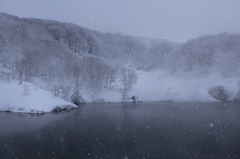 地獄沼の冬