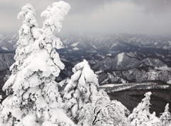 森吉山頂上にて