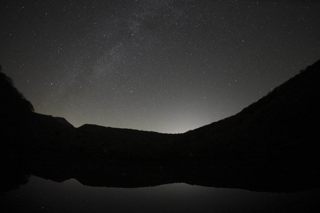 蔦沼の夜景