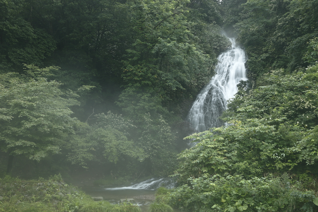 雨の七滝