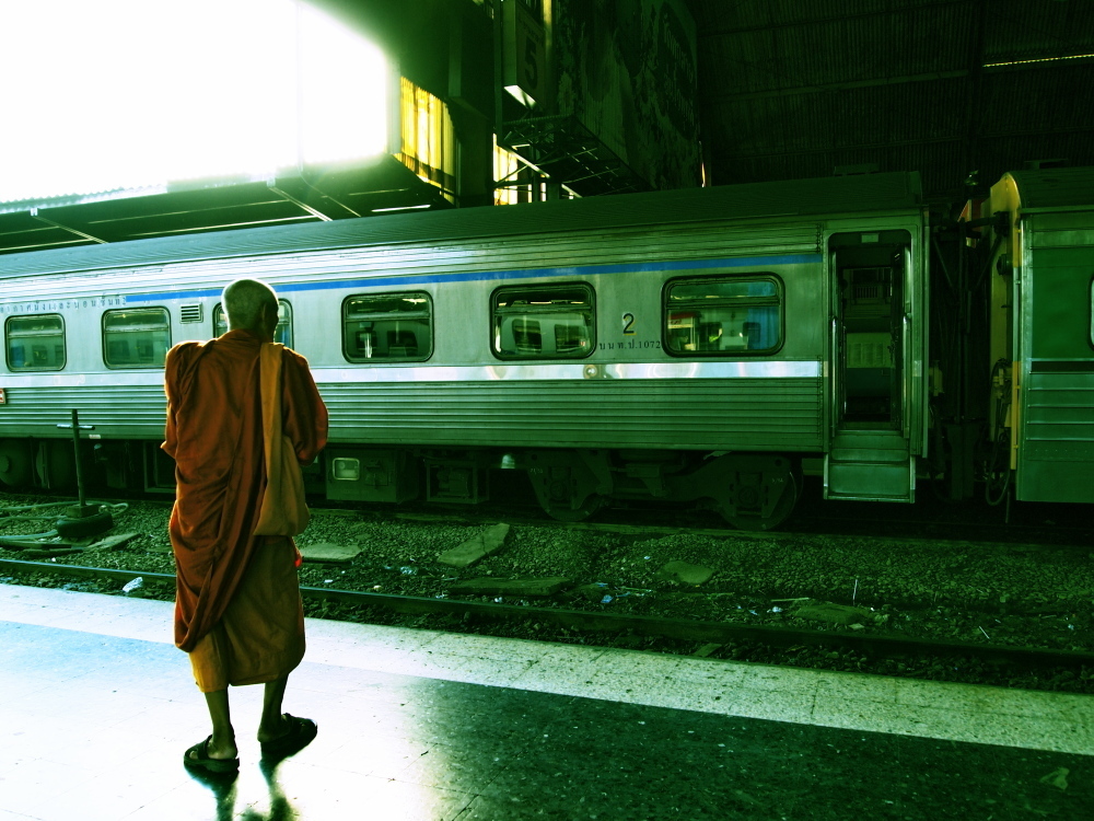 Buddhist at Station