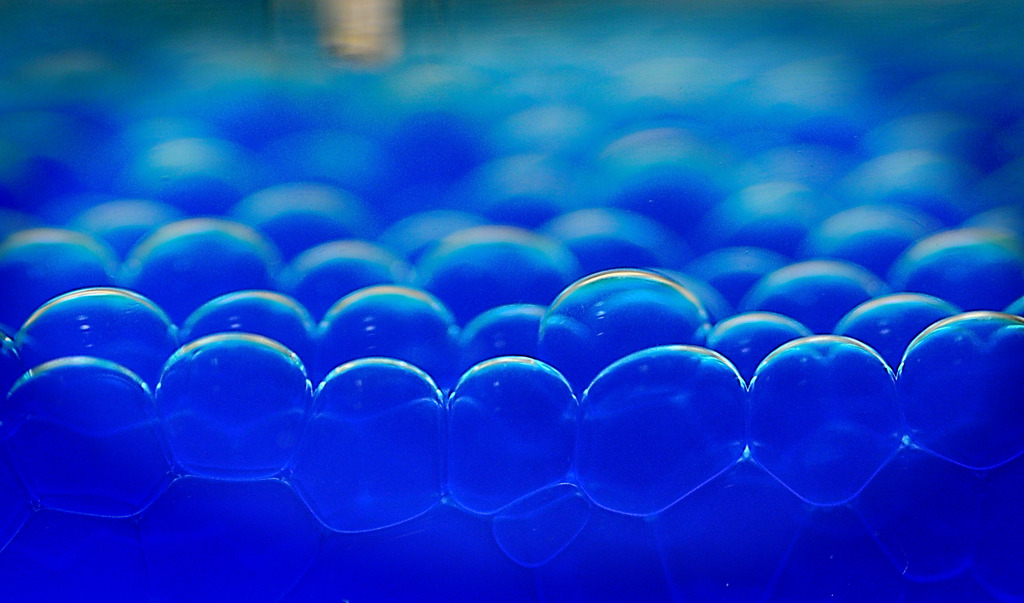 Blue bubble