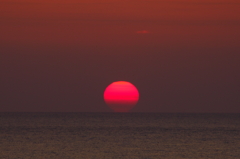 着水・・夕日