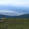 高ボッチ山からリモコングライダー