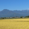 安曇野秋の風景