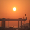 16時20分の夕陽