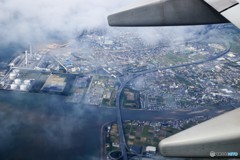 東名阪道上空